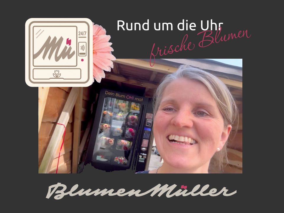 Blumenautomat rund um die Uhr