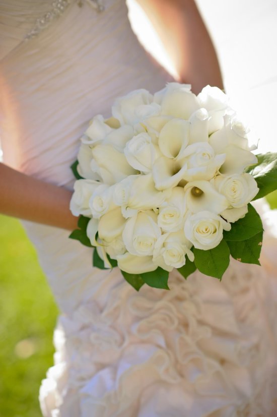 Brautstrauß mit weißen Calla